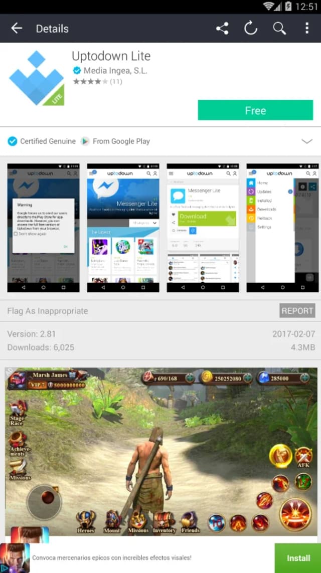 1Mobile Market Lite screenshot 5