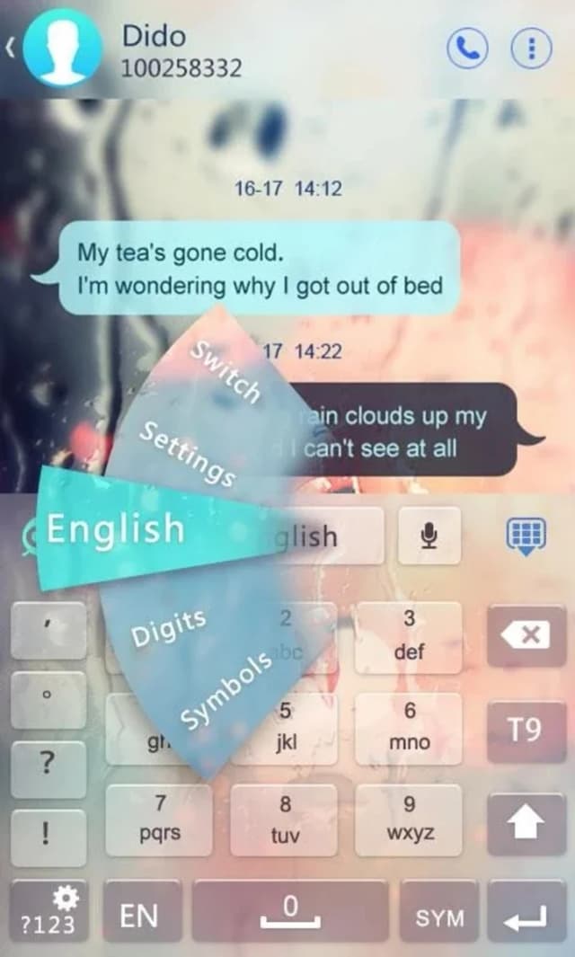 GO Keyboard Lite screenshot 1