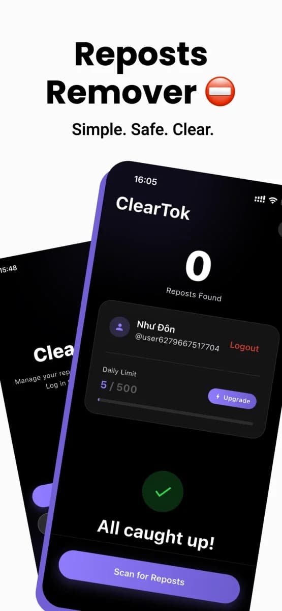ClearTok screenshot 4