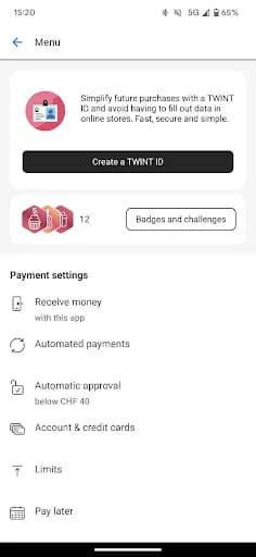 PostFinance TWINT screenshot 5