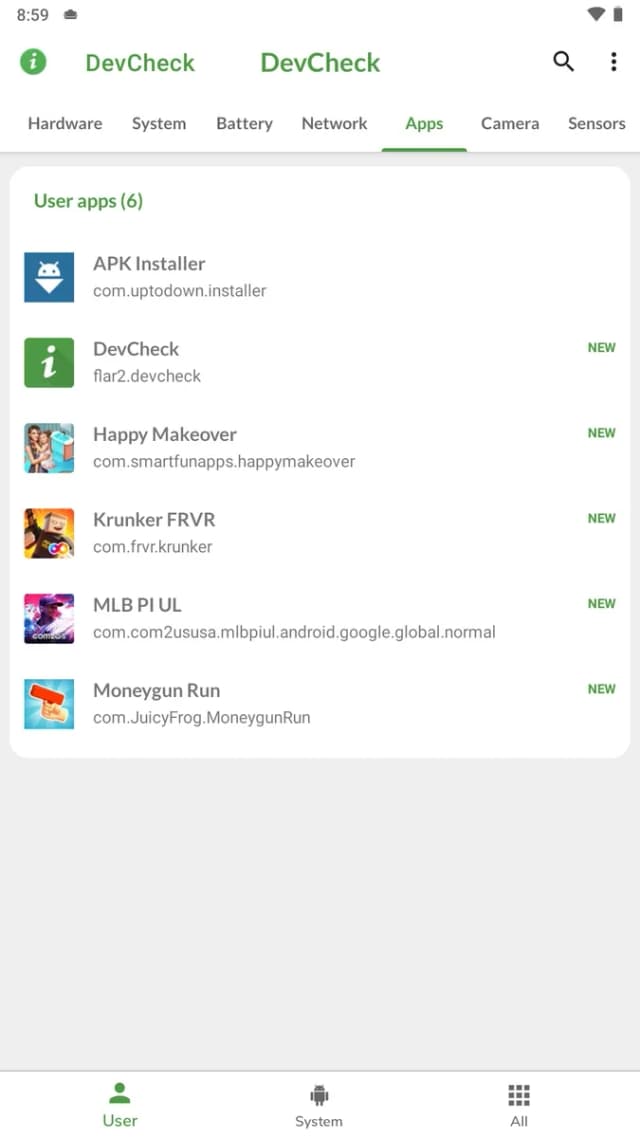 DevCheck screenshot 6