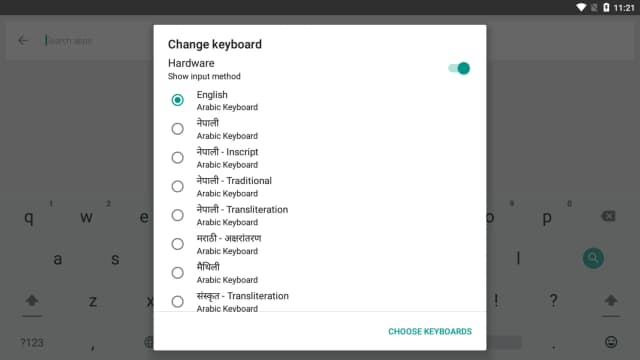 Arabic Keyboard screenshot 1