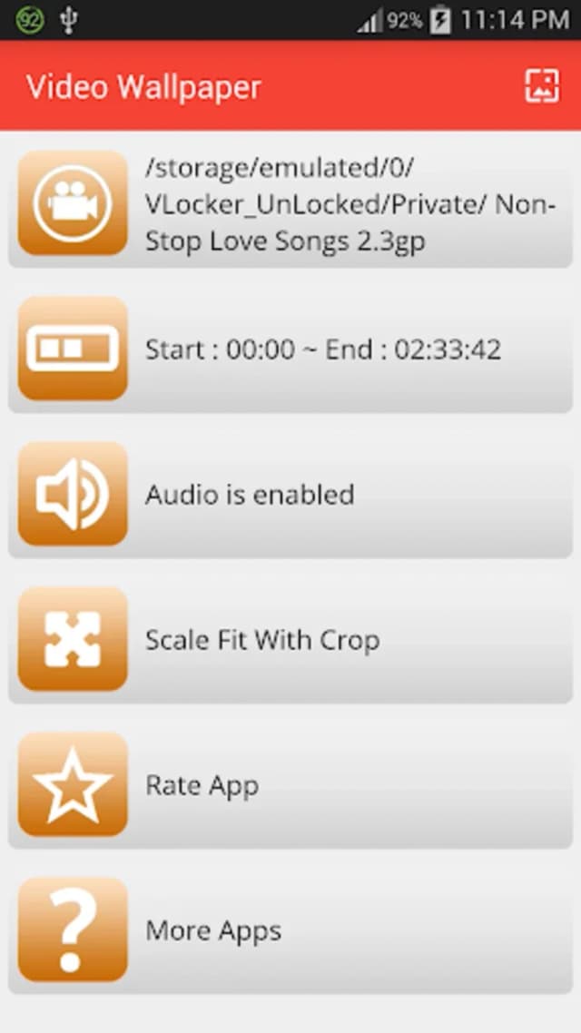 Video Live Wallpaper screenshot 1