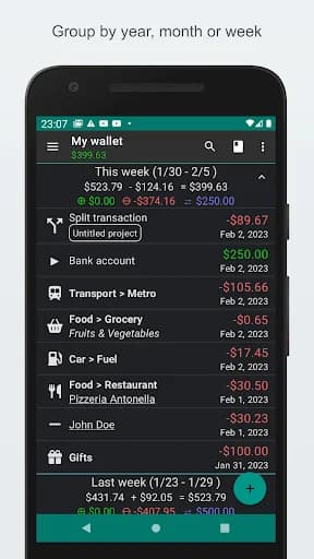 My Expenses screenshot 1