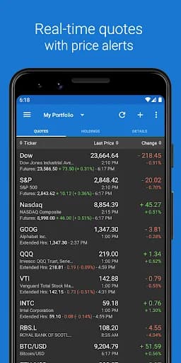My Stocks Portfolio screenshot 1
