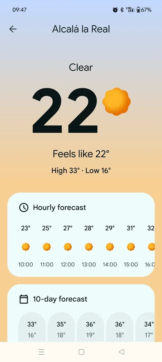 Weather screenshot 5