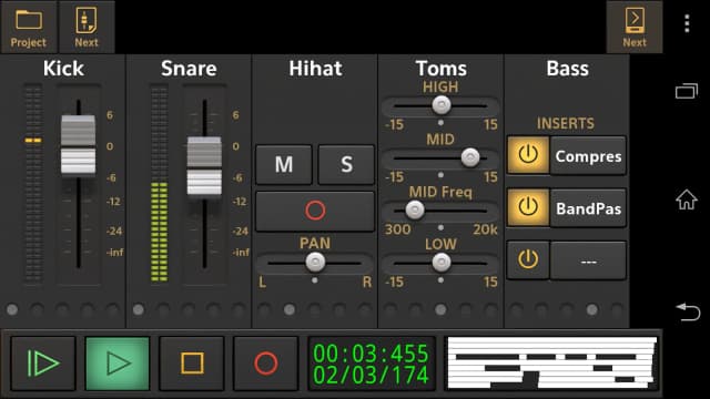 Audio Evolution Mobile DEMO screenshot 3