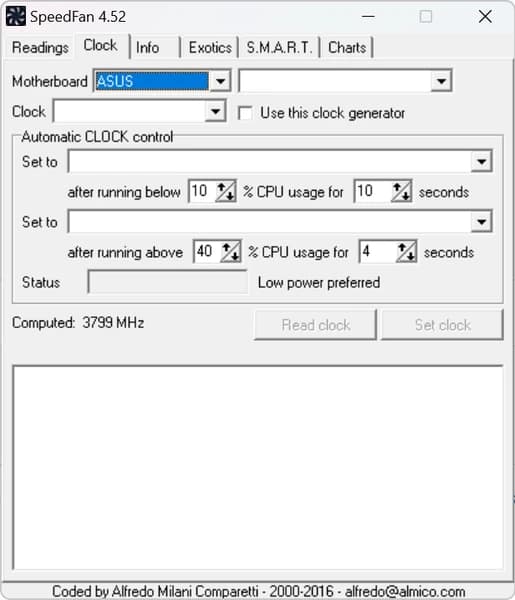 SpeedFan screenshot 2
