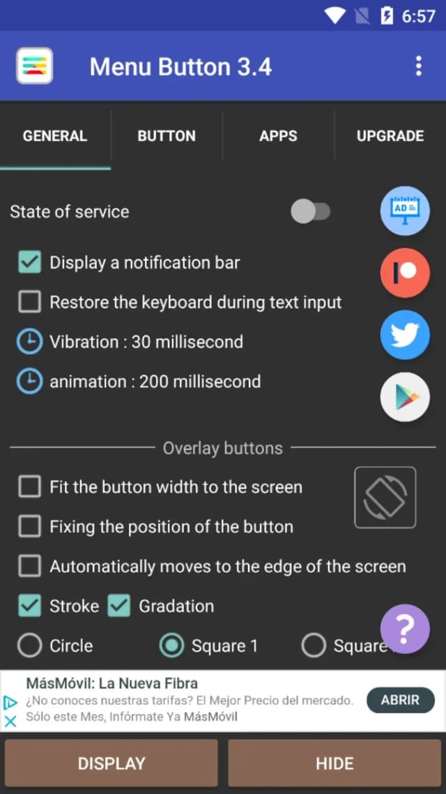 Menu Button (No root) screenshot 1