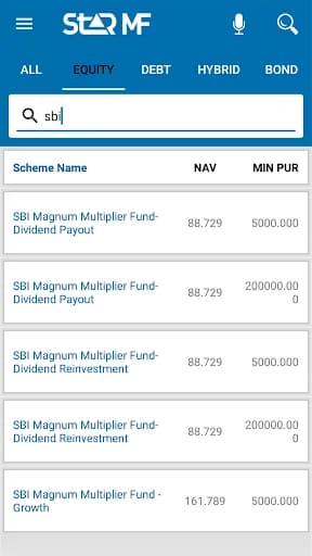 INVESTOR BSE STAR MF screenshot 3