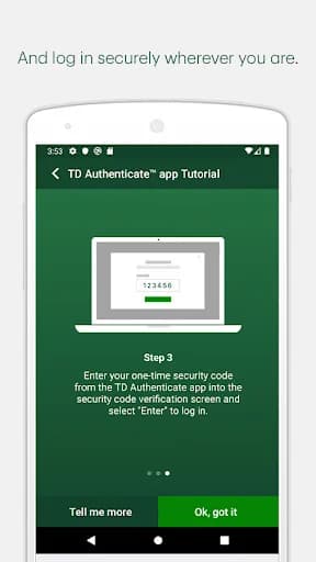 TD Authenticate screenshot 4