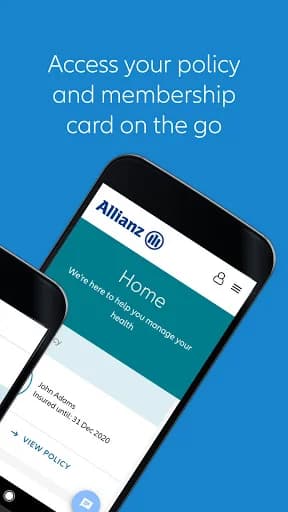 Allianz MyHealth screenshot 2
