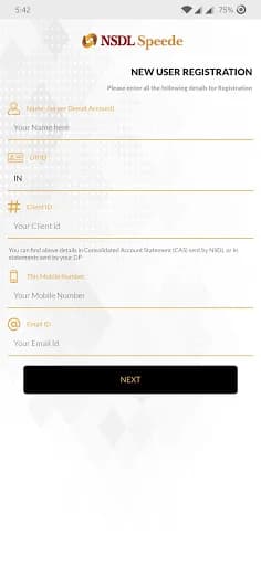 NSDL Speede App screenshot 2