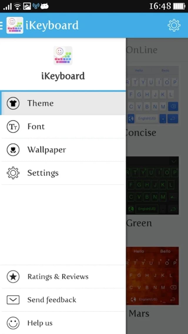 iKeyboard screenshot 1