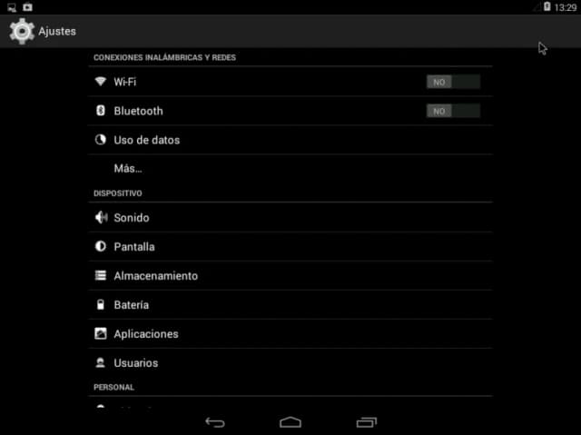 Android-x86 screenshot 1