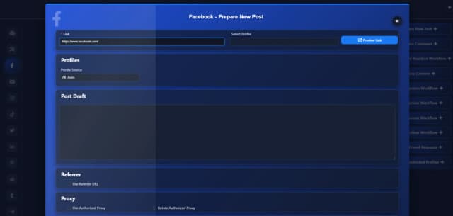 Social Browser screenshot 1