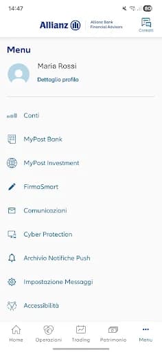 Allianz Bank screenshot 5