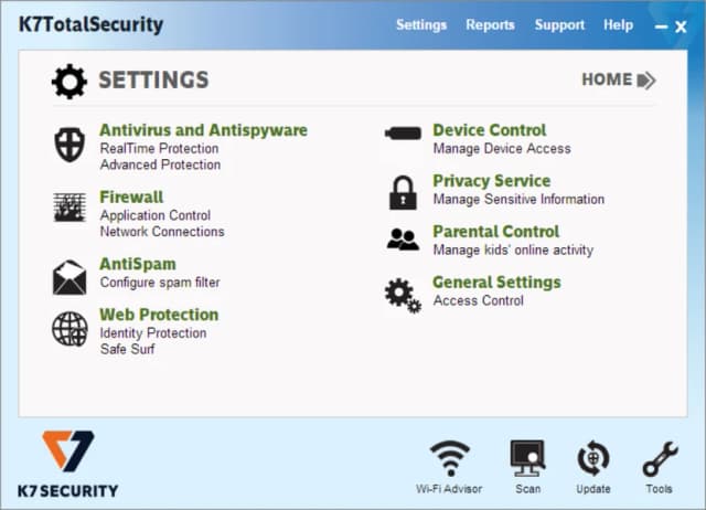 K7 Total Security screenshot 2