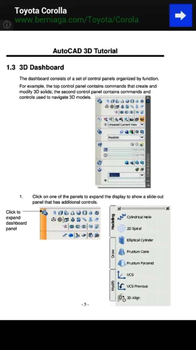 Autocad 2007 3D Tutorial screenshot 2