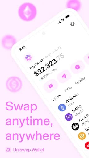 Uniswap: Crypto & NFT Wallet screenshot 1