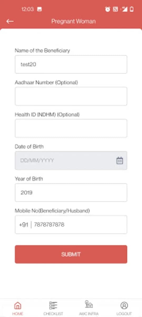 Poshan Tracker screenshot 2