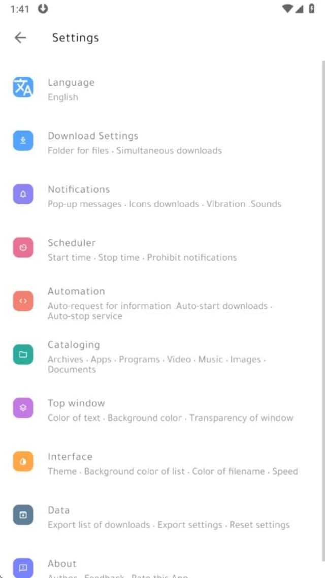 TDM: Files Download Manager screenshot 2