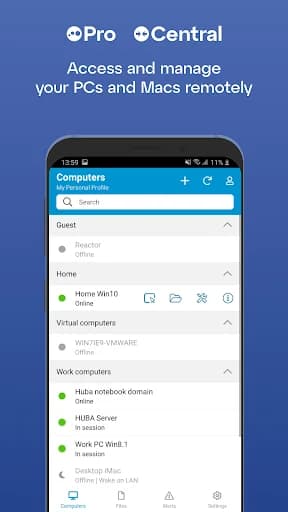 LogMeIn Pro & Central screenshot 1