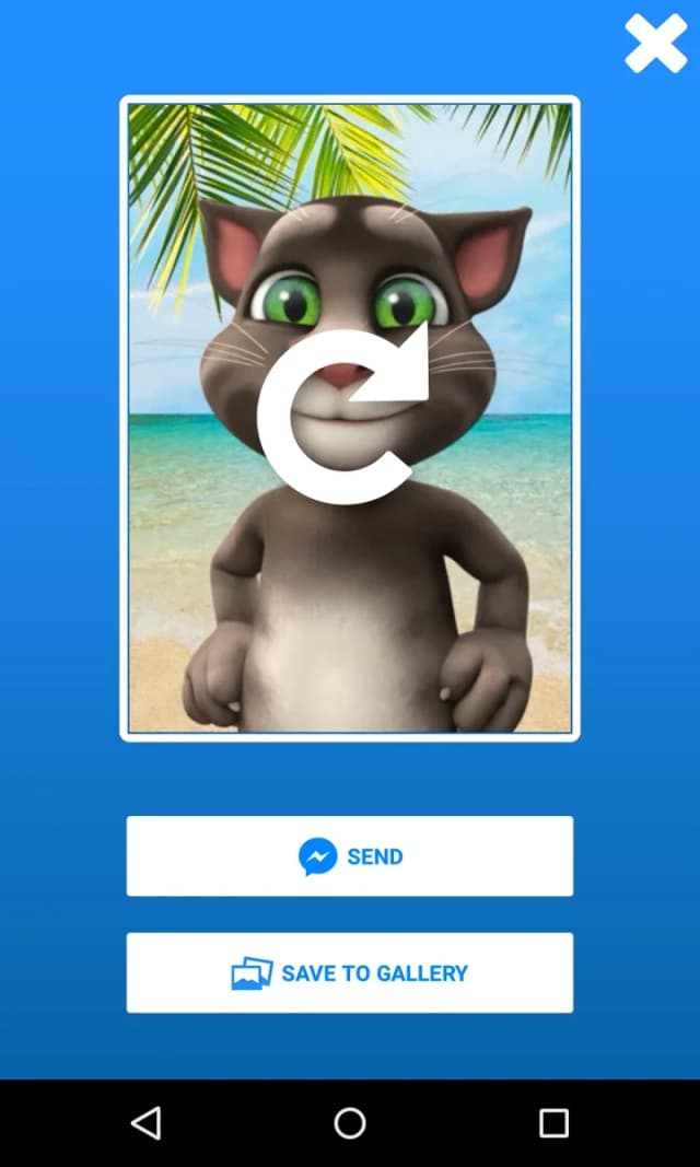 Talking Tom for Messenger screenshot 3
