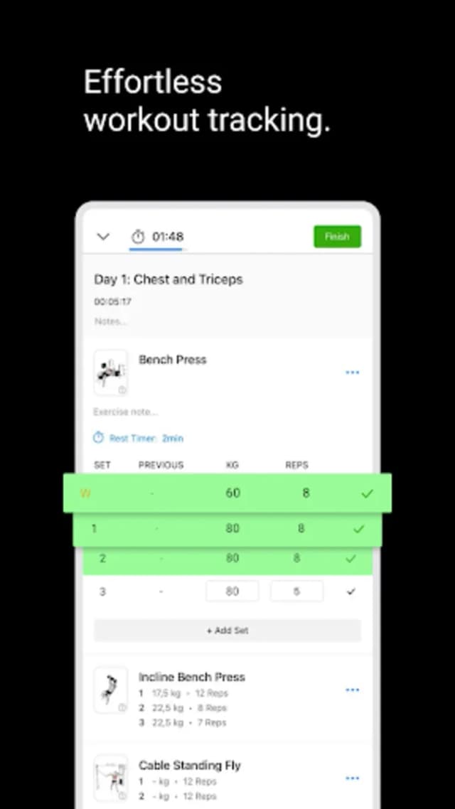 LYFTA: Gym Workout Tracker Log screenshot 3