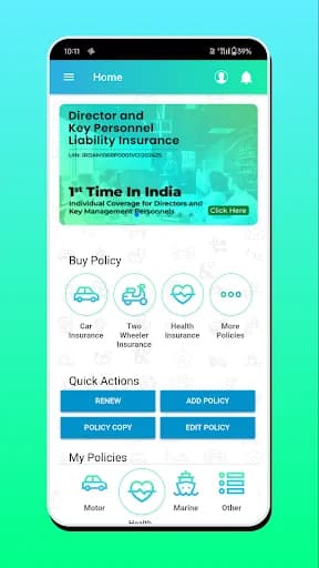 IFFCO Tokio - Customer screenshot 1