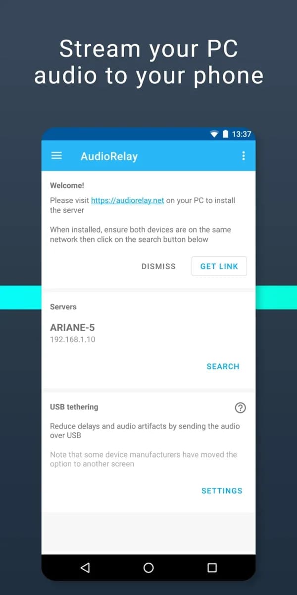 AudioRelay screenshot 1