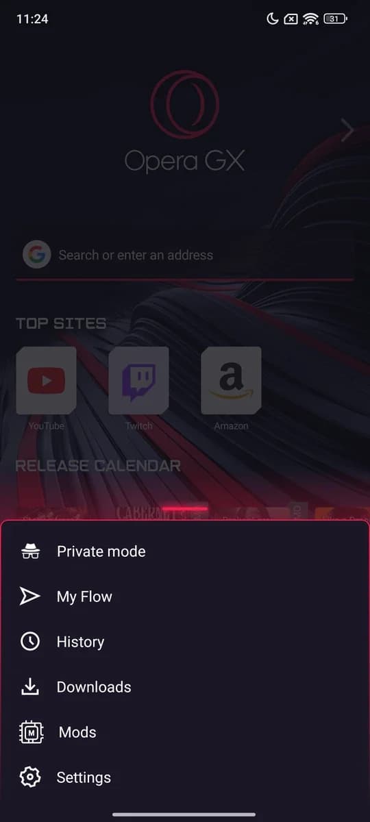Opera GX screenshot 5