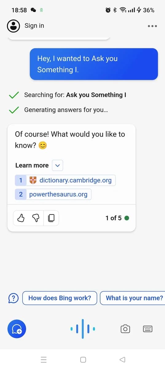 Microsoft Copilot screenshot 4