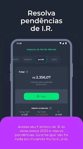 Grana - IR da bolsa automático screenshot 5