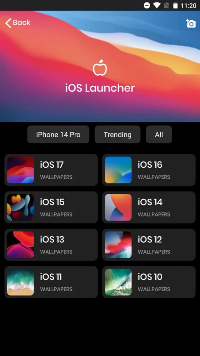 Launcher iOS 17 screenshot 4