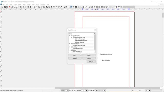 Scribus screenshot 4