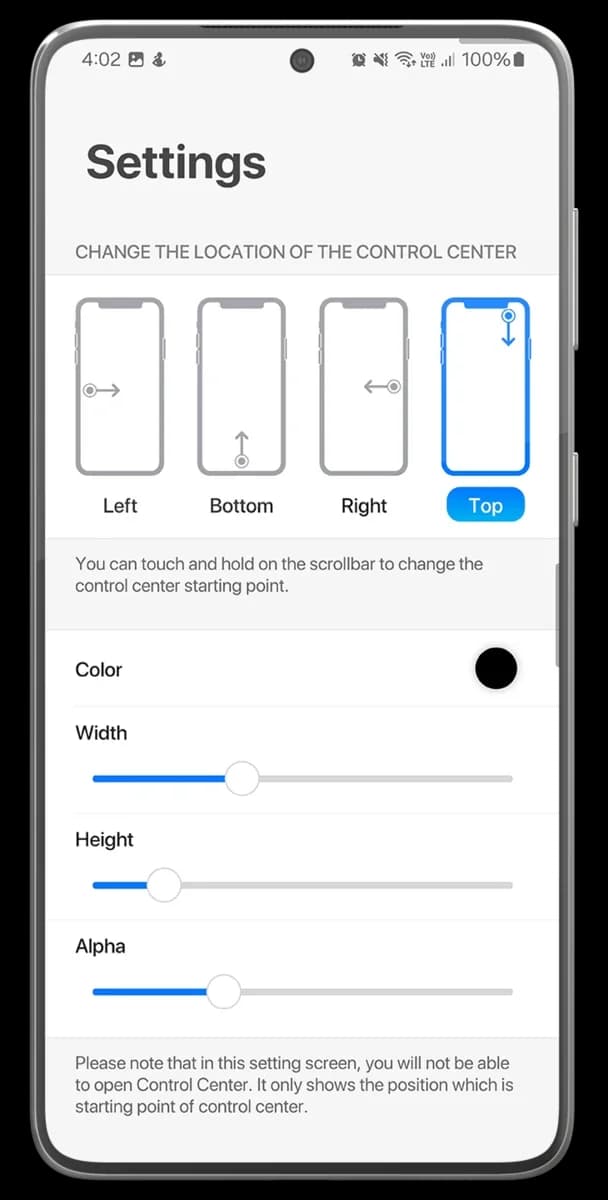 Control Center iOS 18 - Easy iOS Control Center screenshot 3