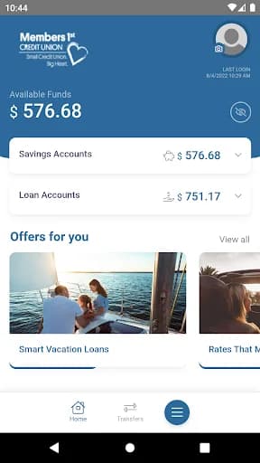 Members1CU Mobile Banking screenshot 3