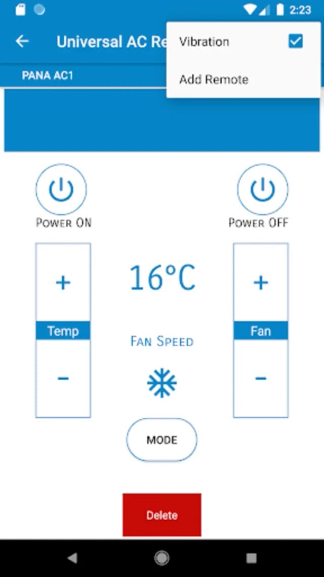 Remote AC Universal screenshot 1