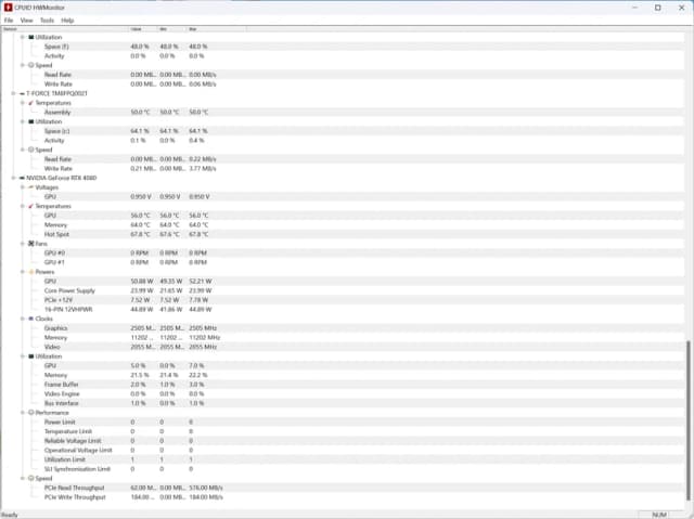 HWMonitor screenshot 6