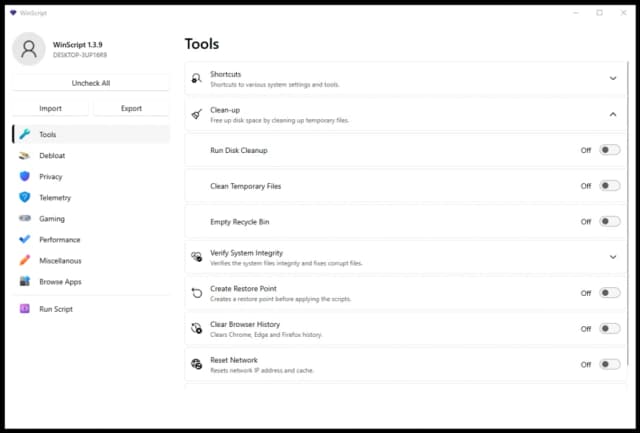 WinScript screenshot 3