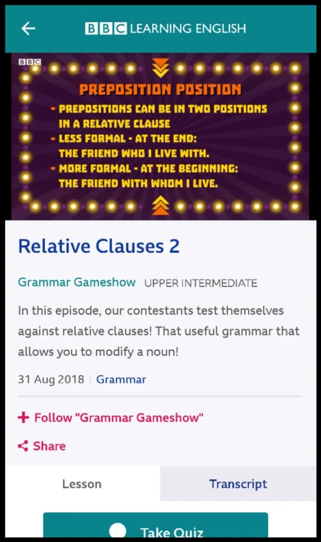 BBC Learning English screenshot 2