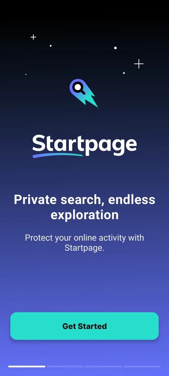 StartPage screenshot 1