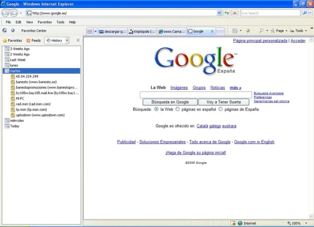 Internet Explorer screenshot 2