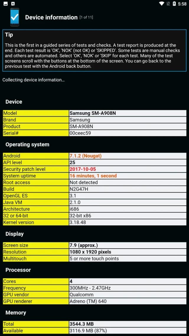 Phone Check and Test screenshot 3