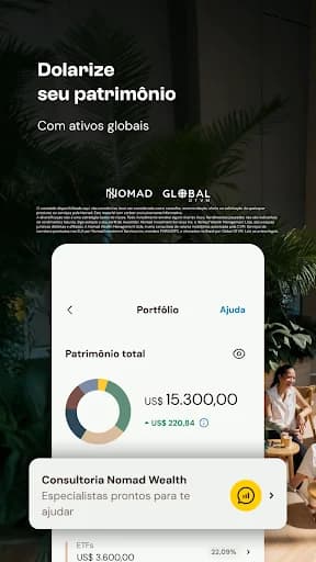 Nomad: Conta em Dólar e Cartão screenshot 5