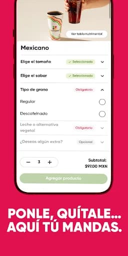 CAFFENIO app screenshot 2