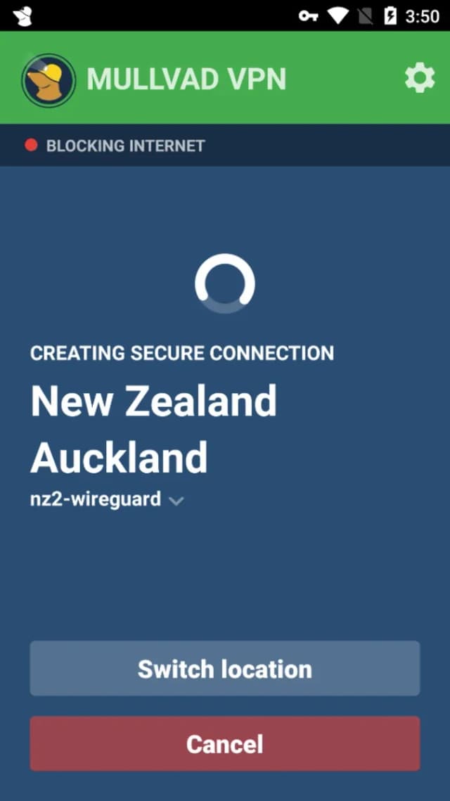 Mullvad VPN screenshot 3