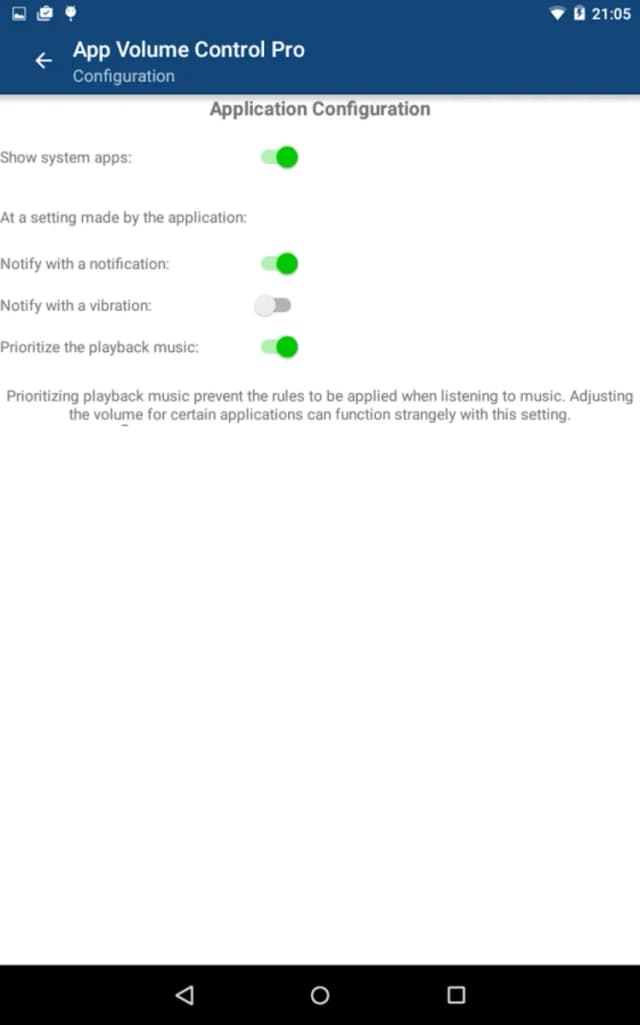 App Volume Control screenshot 1