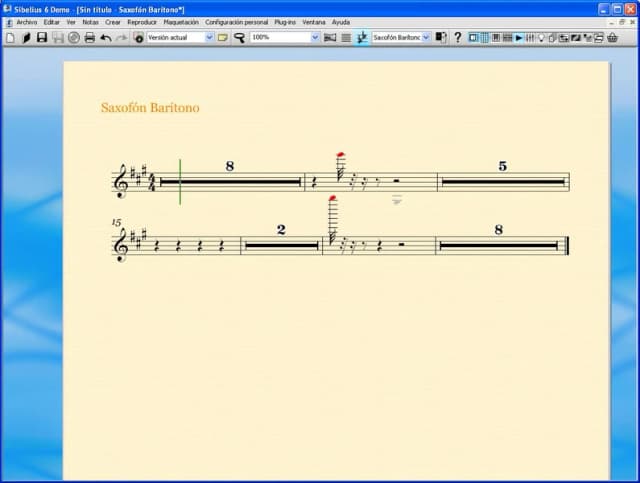 Sibelius screenshot 3